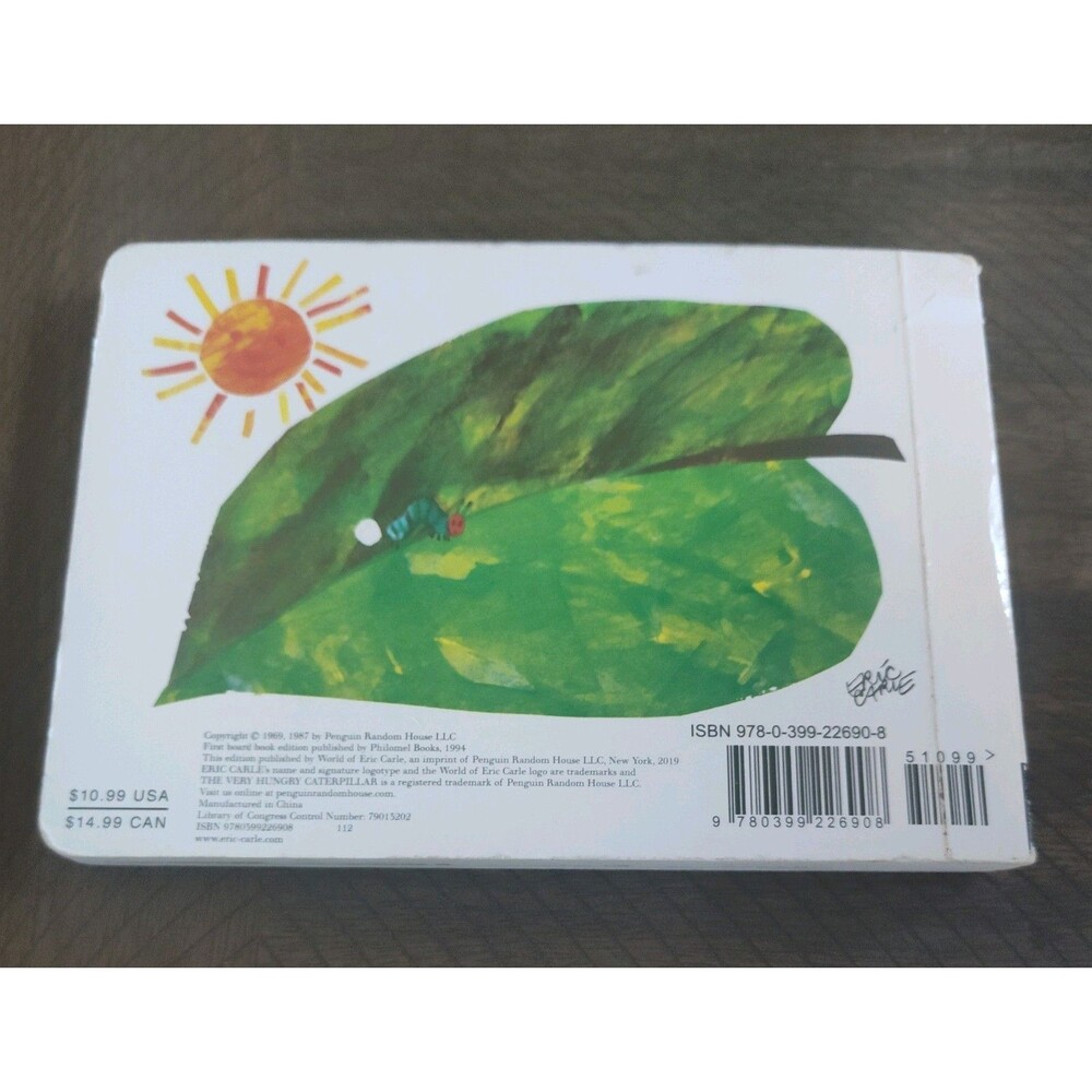 Very Hungry Caterpillar by Eric Carle (1994, Children's Board Books)